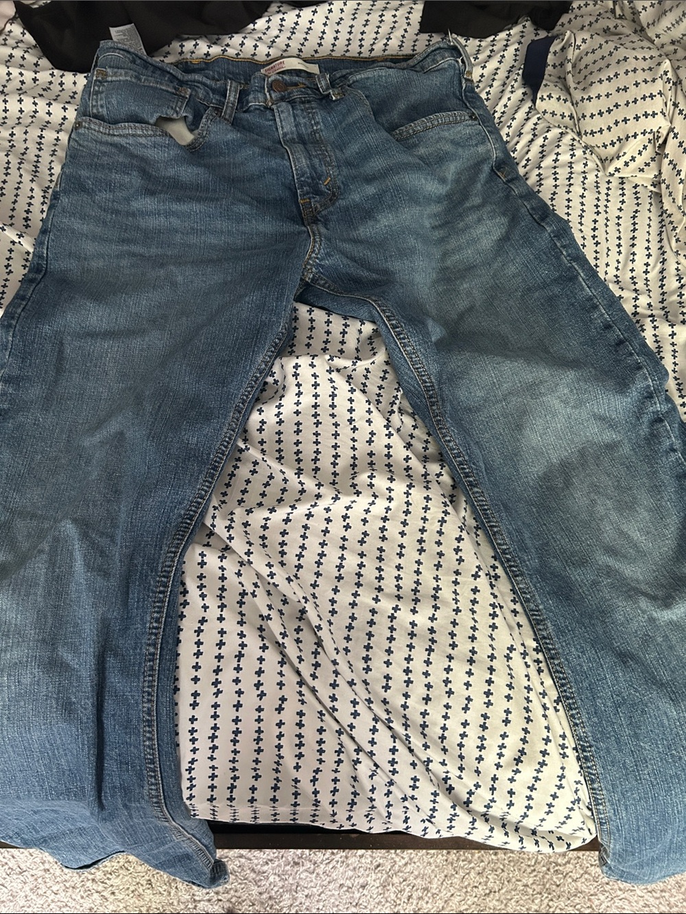 Signature by Levi Strauss Light Blue Relaxed Fit Jeans